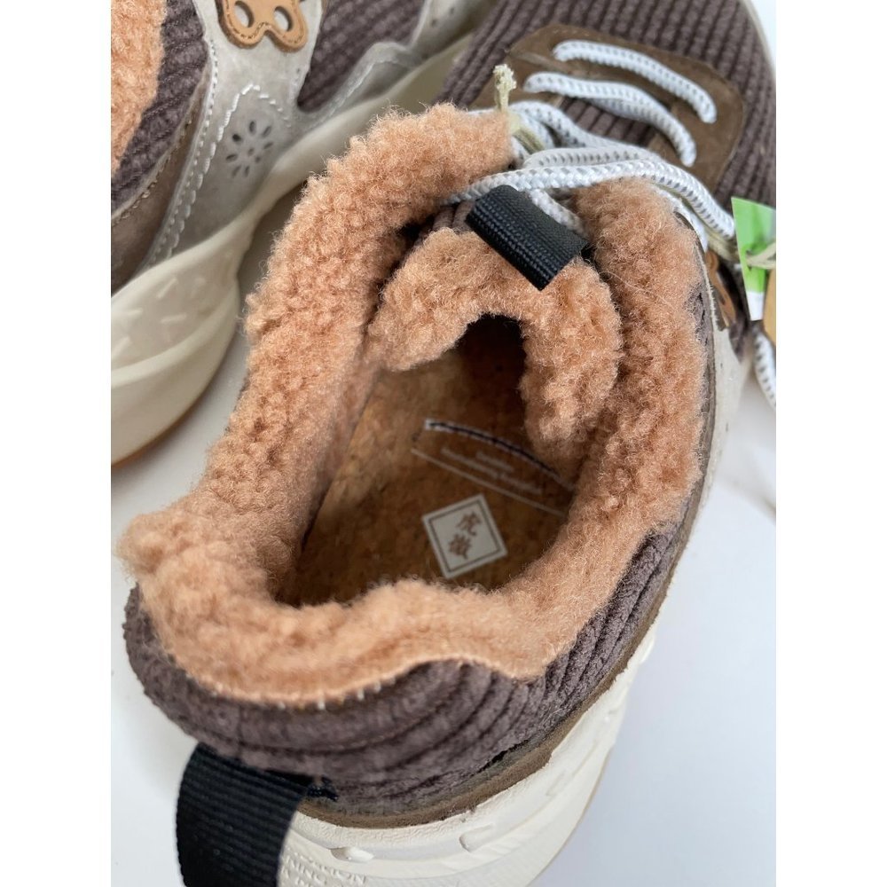 Free People Mens Flower Mountain KOTETSU Sneakers Suede Faux Shearling US 8 41 - Picture 7 of 9